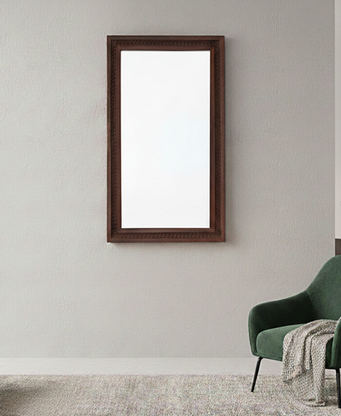 Espejo Rattan Canela