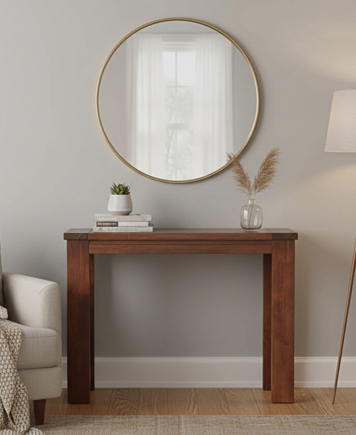 Mesa arrimo New Monaco Canela