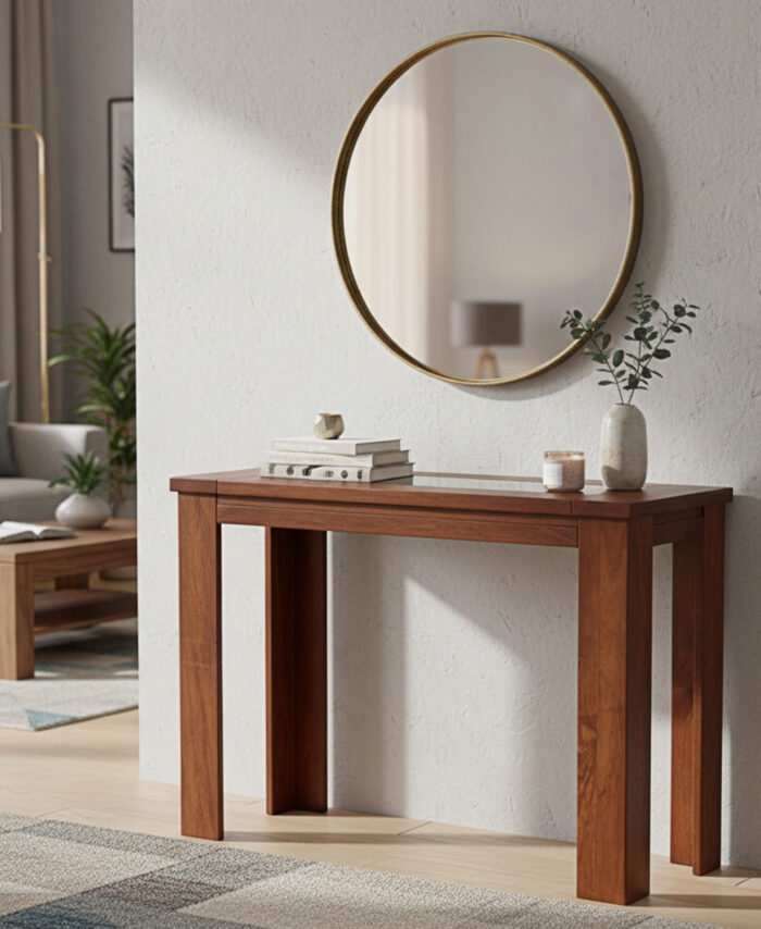 Mesa arrimo New Malaga Canela