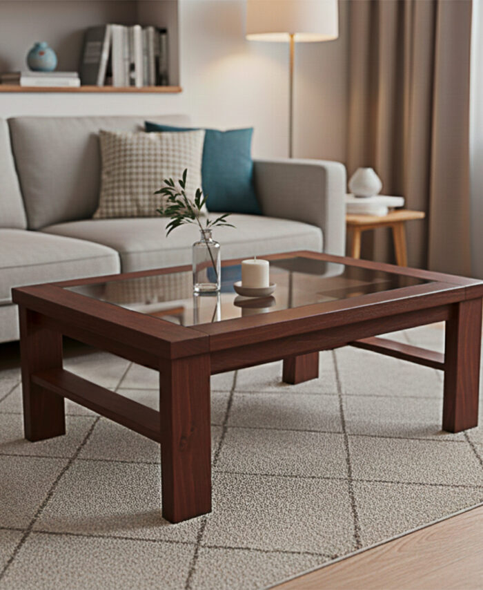 Mesa centro New Milán Chocolate