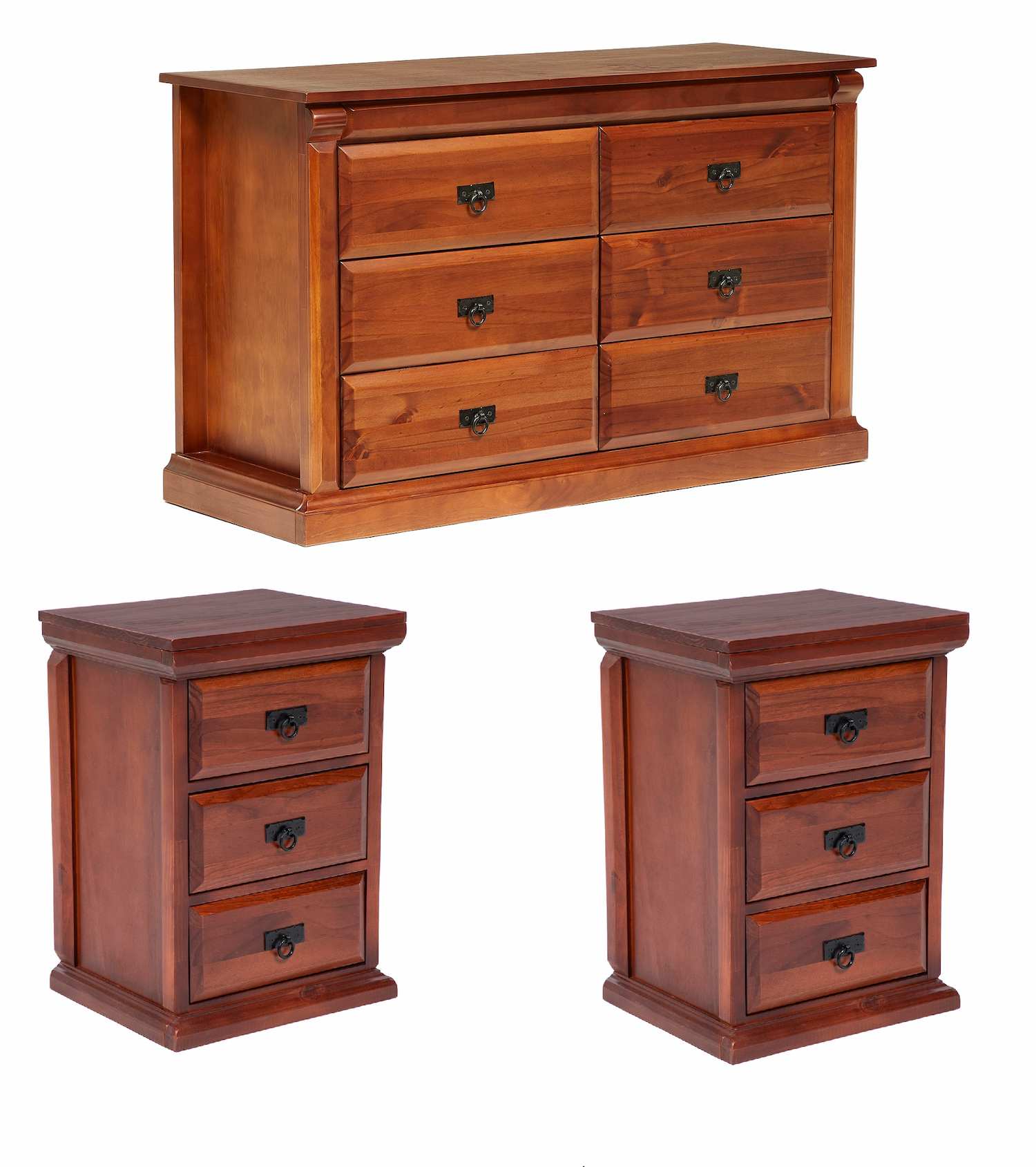 COMBO COMODA + 2V NEW CAMBERRA CANELA