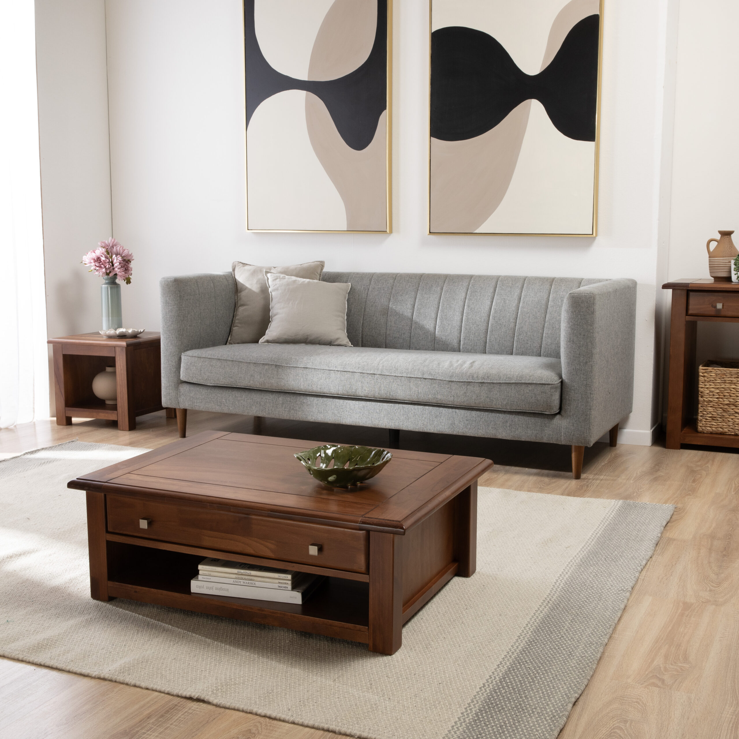 Mesa Centro Cataluña Canela