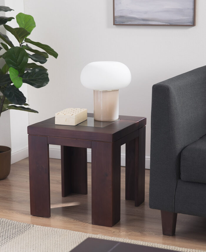 Mesa lateral Taylor Chocolate