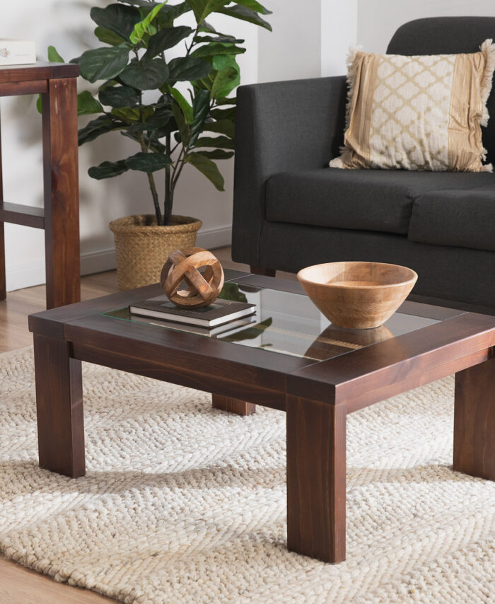 Mesa de Centro Barcelona Sisal Chocolate