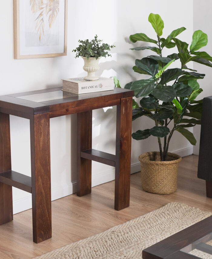 Mesa Arrimo Barcelona Sisal Chocolate